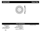 StopTech Drilled Sport Brake Rotor - 128.62120R