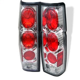 Spyder Nissan Hardbody 86-97 Euro Style Tail Lights Chrome ALT-YD-NH86-C - 5006882