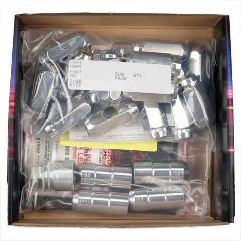 McGard 5 Lug Hex Install Kit w/Locks (Cone Seat Nut) M14X1.5 / 22mm Hex / 1.635in. Length - Chrome - 84525