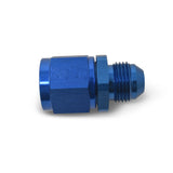 Russell Performance BLUE ANODIZED -12 TUBE COUPLING NUT W/ FLARED REDUCER TO -10 AN MALE - 660040