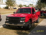 Spyder Chevy Silverado 1500 03-06 Projector LED Halo LED Amber Reflctr Blk PRO-YD-CS03-AM-BK - 5009456