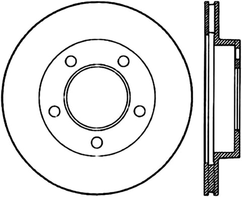 StopTech Slotted & Drilled Sport Brake Rotor - 127.63006R