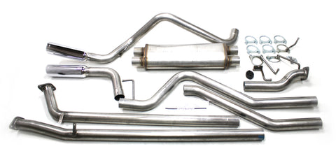 JBA 07-20 Toyota Tundra 4.6L/4.7L/5.7L 409SS Pass Side Dual Exit Cat-Back Exhaust - 40-9004