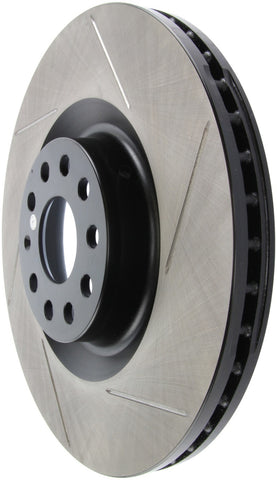 StopTech Power Slot 09 VW CC (Passat CC) / 06-09 Passat Front Left Slotted Rotor - 126.33112SL