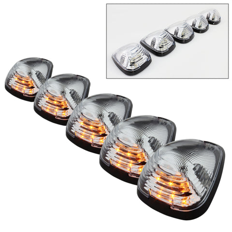 Xtune Ford Super Duty F250-F550 99-15 Amber LED Cab Roof Lights Clear ACC-LED-FDSD99-CR-C - 9924583