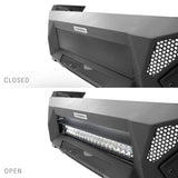 Go Rhino 16-21 Tacoma Element Front Bumper w/ Power Actuated Hide-away Light Bar Mount Tex Black - 343891T