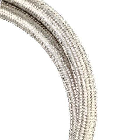 Mishimoto 3Ft Stainless Steel Braided Hose w/ -10AN Fittings - Stainless - MMSBH-1036-CS