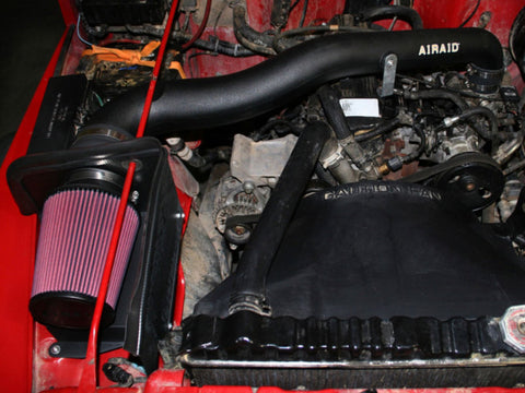 Airaid 97-02 Jeep Wrangler 2.5L CAD Intake System w/ Tube (Oiled / Red Media) - 310-164