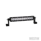 Westin Xtreme LED Light Bar Low Profile Single Row 6 inch Flood w/5W Cree - Black - 09-12270-6F