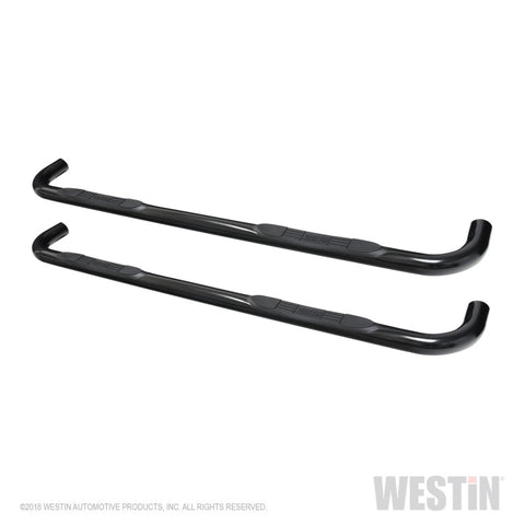 Westin 2019 Chevrolet Silverado/Sierra 1500 Crew Cab E-Series 3 Nerf Step Bars - Black - 23-4135