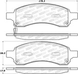 StopTech Street Select Brake Pads - Rear - 305.11690