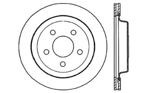 StopTech Drilled Sport Brake Rotor - 128.62049L