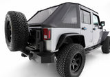 Rampage 07-18 Jeep Wrangler JK Unlimited TrailCrawler Rock Slider & Rocker Guard - Black - 88737