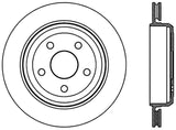 StopTech Slotted Sport Brake Rotor 11-17 Jeep Grand Cherokee (Excludes SRT8) - 126.58007SL