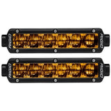 Rigid Industries 6in SR-Series Pro Dot / SAE Fog Lights (Pair) - Selective Yellow - 906704