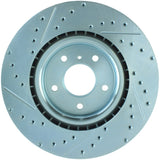 StopTech Select Sport Nissan Slotted and Drilled Left Front Rotor - 227.42076L