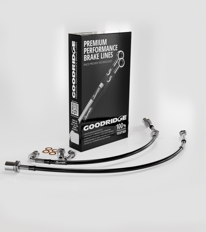 Goodridge 94-98 Audi A6 S6 Stainless Steel Front Brake Lines - 30011F