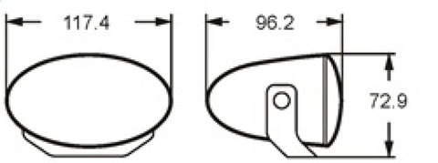 Hella FF50 Series H7 12V/55W Halogen Fog Lamp Kit - 008283801