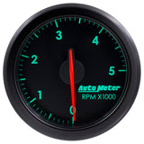 Autometer Airdrive 2-1/6in Tachometer Gauge 0-5K RPM - Black - 9198-T