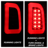 Spyder 97-03 Ford F150 Stylsd. F250 V3 Lght Bar LED Tail Lights - Blk Smk ALT-YD-FF15097V3-LBLED-BSM - 5084248