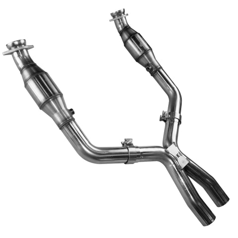 Kooks 05-10 Ford Mustang GT 4.6L 3V Auto/Manual 3in x 2 1/2in OEM Cat X Pipe Kooks HDR Req - 11313210