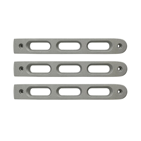 DV8 Offroad 2007-2018 Jeep JK Silver Slot Style Door Handle Inserts - Set Of 3 - D-JP-190026-AL-3