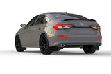 Rally Armor 2022 Honda Civic (Incl. Si/Sport/Touring) Black UR Mud Flap w/ Grey Logo - MF90-UR-BLK/GRY