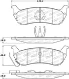 StopTech Street Brake Pads - 308.09980