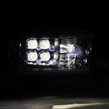 AlphaRex 07-13 Toyota Tundra NOVA LED Proj Headlights Alpha-Black w/Activ Light/Seq Signal/DRL - 880820