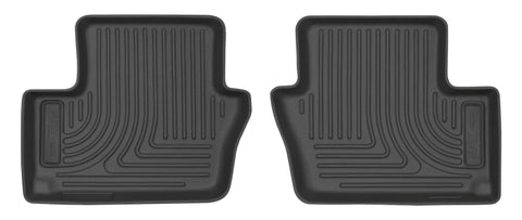 Husky Liners 07-12 Dodge Caliber / 07-14 Jeep Compass WeatherBeater Black 2nd Seat Floor Liners - 14001