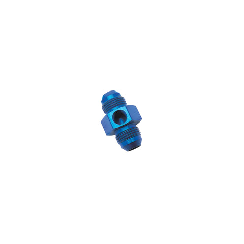 Russell Performance -6 AN Fuel Union Pressure Adapter (Blue) - 670000