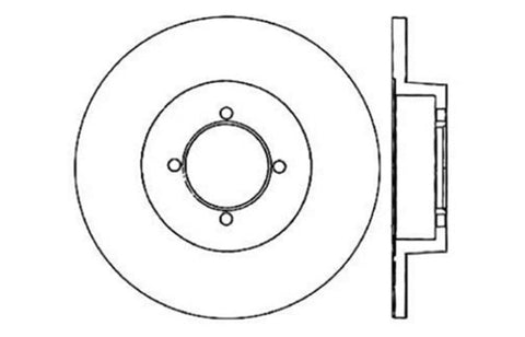 StopTech Slotted & Drilled Sport Brake Rotor - 127.42011L