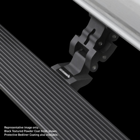 Go Rhino 15-23 Ford F-150 SC 4dr 4dr E-BOARD E1 Electric Running Board Kit - Bedliner Coating - 20415580T