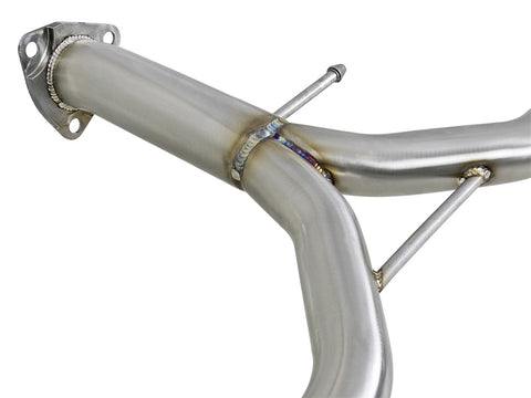 aFe Takeda 2.25-1.75in 304 SS Axle-Back Exhaust w/ Black Tips 13-17 Honda Accord Sport Sedan I4-2.4L - 49-36604-B