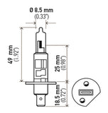 Hella Bulb H1 12V 55W P14.5s T2.5 LONGLIFE - H1LL