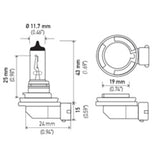 Hella Bulb H8 12V 35W PGJ19-1 T4 - H8