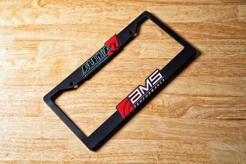 AMS Performance AMS / Alpha License Plate Frame - AMS.00.16.0003-1