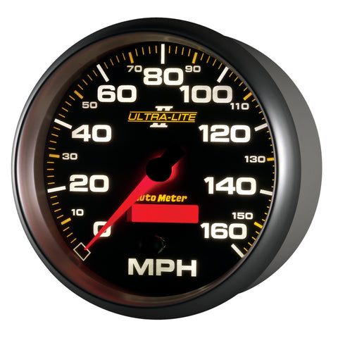 Autometer Ultra-Lite II 5 Inch 160 MPH FSE Programmable Speedometer - 4989