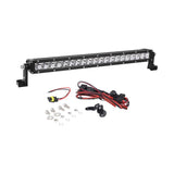 Westin Xtreme LED Light Bar Low Profile Single Row 20 inch Flood w/5W Cree - Black - 09-12270-20F