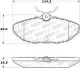 StopTech Street Brake Pads - 308.08060