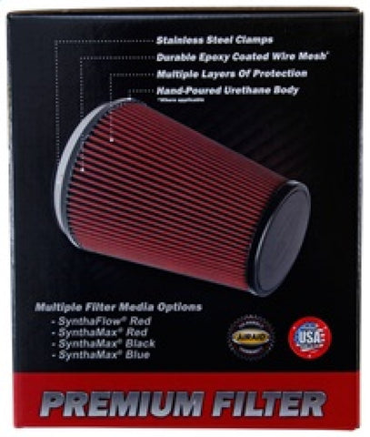 Airaid 10-14 Ford Mustang Shelby 5.4L Supercharged Direct Replacement Filter - Oiled / Blue Media - 860-512