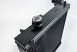 CSF 03-07 Mitsubishi Lancer EVO 7/8/9 1/2 Size Radiator - Black - 7228B