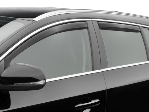 WeatherTech 11-15 Volvo V60 Front and Rear Side Window Deflectors - Dark Smoke - 84579