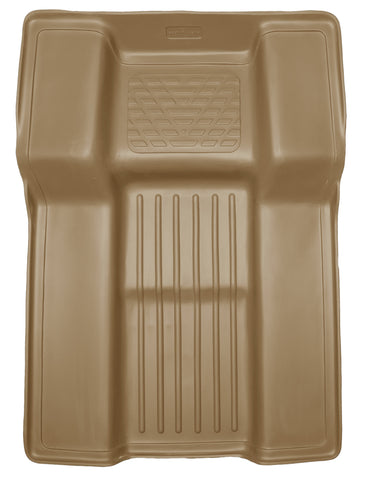 Husky Liners 07-10 GM Escalade/Tahoe/Yukon WeatherBeater Tan Walkway (2nd Row Bucket) Floor Liners - 81243