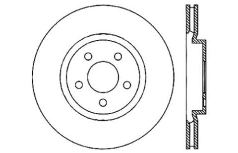 StopTech Drilled Sport Brake Rotor - 128.63061L