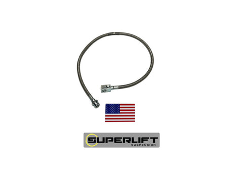 Superlift 78-79 Ford F-150 w/ 4-9in Lift Kit (Single) Bullet Proof Brake Hose - 91290