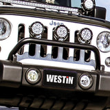 Westin/Snyper 07-17 Jeep Wrangler Snyper Bumper Mount Light Bar - Textured Black - 62-41055