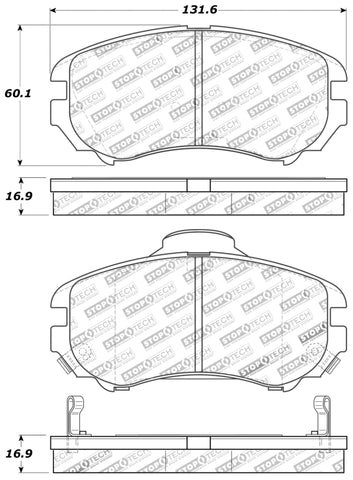 StopTech Performance Brake Pads - 309.09240