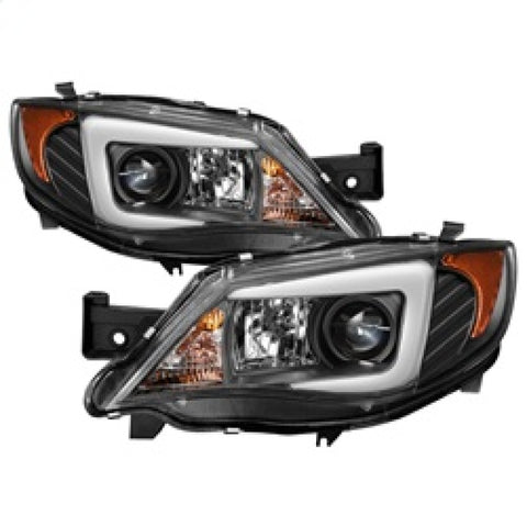 Spyder Subaru WRX 08-09 Projector Headlights - HID Model Only - Black PRO-YD-SWRX08-HID-LBDRL-BK - 5083937