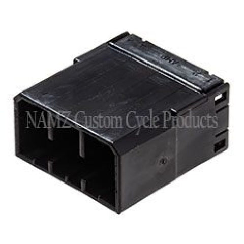 NAMZ AMP Multilock 10-Position Male Wire Cap Housing (HD 73110-96BK) - NA-174932-2